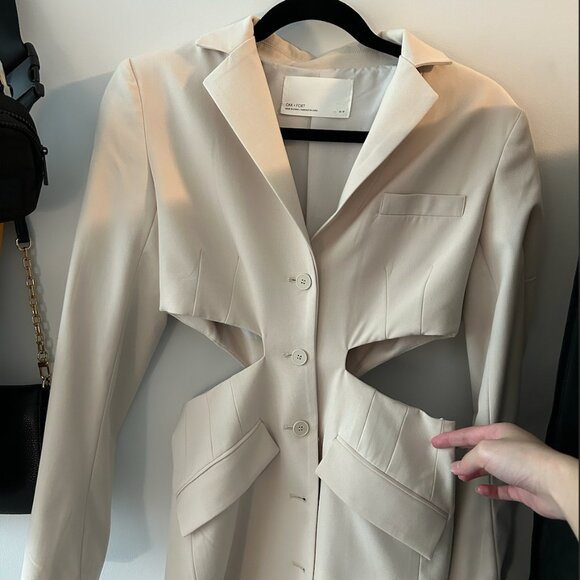 OAK AND FORT CREAM BLAZER DRESS - Picture 4 of 6